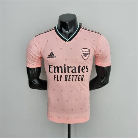 Camiseta Torcedor Arsenal Rosa 2022 Envio Imediato Shopee Brasil