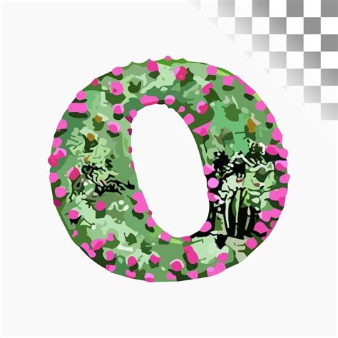 O Desenho De Letras Fonte Elegante Cactus Verde Flores Cor De Rosa