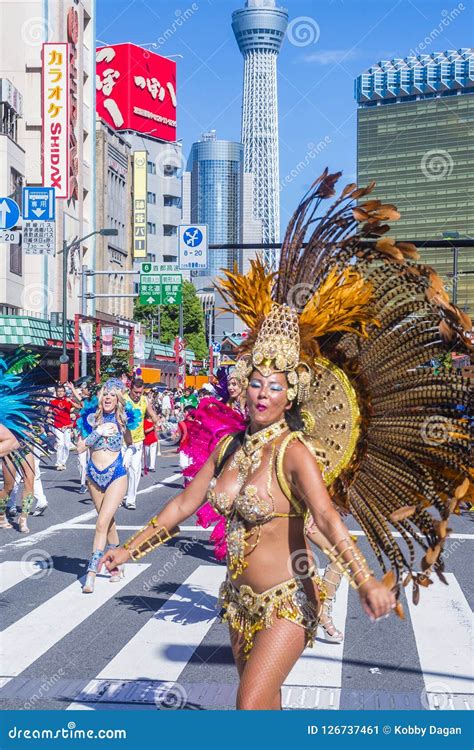 Tokyo Asakusa Samba Carnival Editorial Photo Image Of Brasil Samba