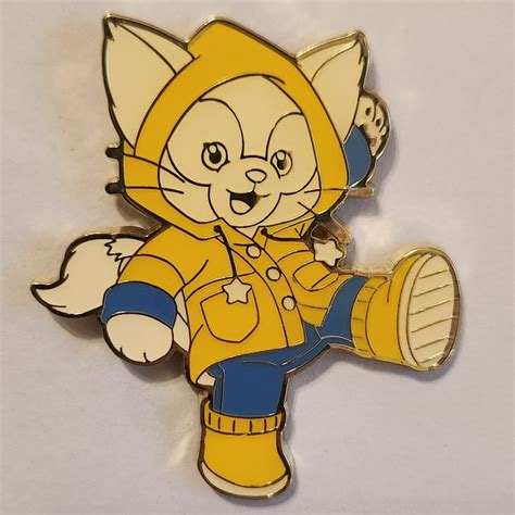 55617 Gelatoni ONLY Duffy Friends Colour Splash Rainy Day Pin Set