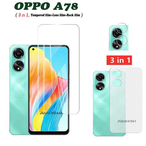 Oppo A78 4g Tempered Glass Oppo A98 A17k A16 A16k A15 A15s A12 A96 A95 A94 A76 A57 A54 Reno 8z