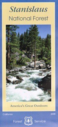 Topographic Maps: Stanislaus National Forest Map - Waterproof