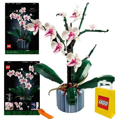 Lego Icons Lego Icons Orchidea Torba Papierowa Lego X X