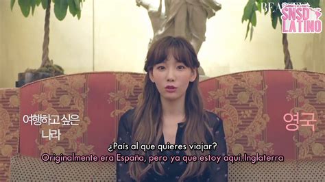 SNSD Taeyeon QA Subs por SNSDLatino Vídeo Dailymotion