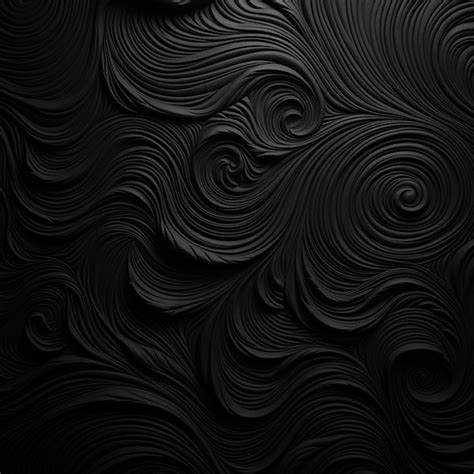 Fondo De Textura Negra Foto Premium