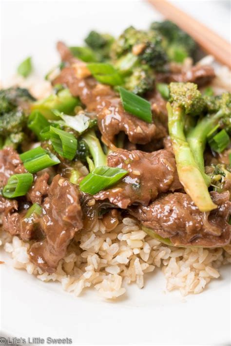 Homemade Beef and Broccoli over Brown Rice (Oyster Sauce, Soy Sauce