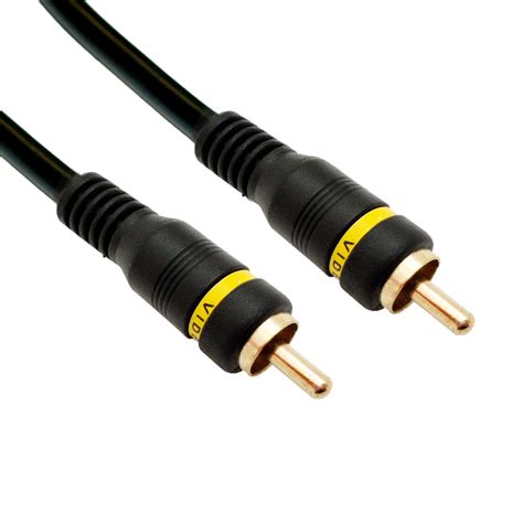 High Quality Composite Video Cable, RCA Male, Goldplated Connectors ...