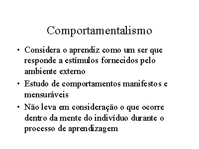 Comportamentalismo