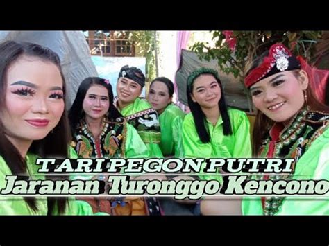 Tari Pegon Putri Terbaru Jaranan Turonggo Kencono Live Desa