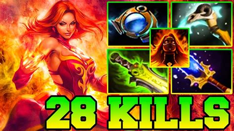 Kills Lina In Minutes Match Lina Dota Mid Carry With Ultra