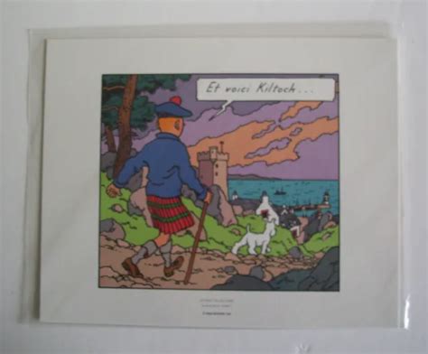 Tintin Extrait De L Ile Noir Planche Strip Eur Picclick Fr