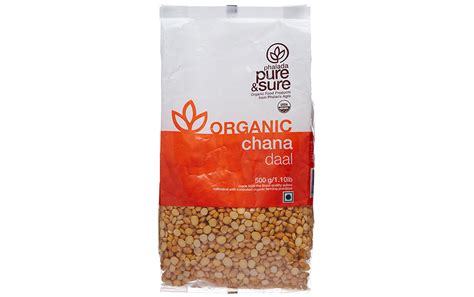 Pure Sure Organic Chana Daal Pack Grams Reviews Nutrition