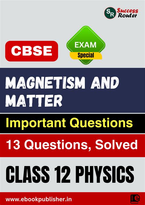 Cbse Important Questions Class 12 Physics Chapter 5 Magnetism And