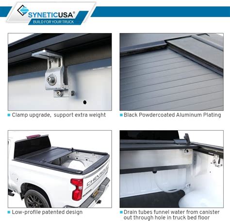 Syneticusa Retractable Hard Tonneau Cover Fits Ubuy India