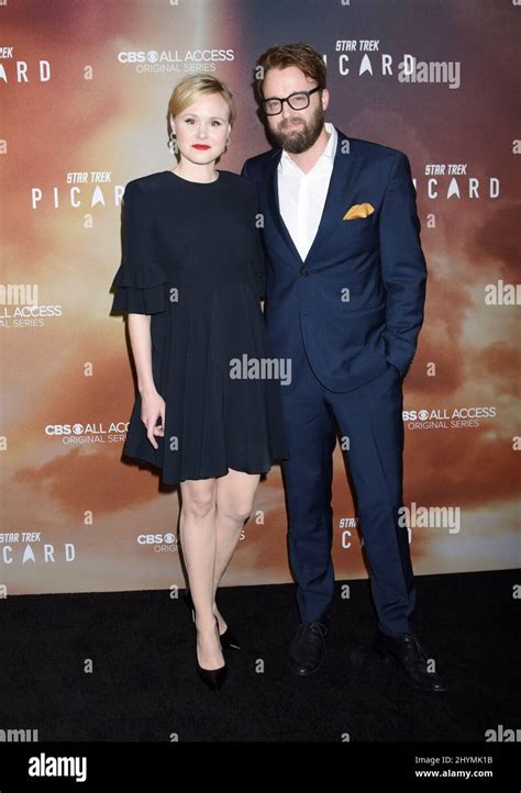 Alison Pill And Joshua Leonard At Cbs All Access Star Trek Picard