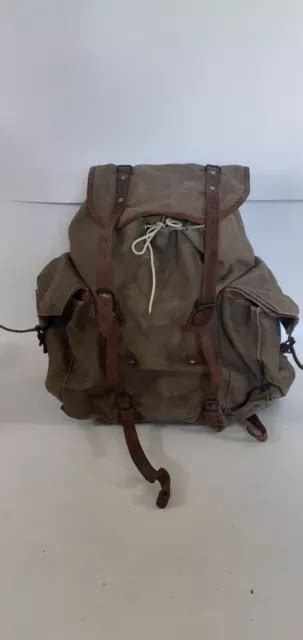 ANCIEN SAC À dos Bergam LAFUMA model 51 de 1958 militaire Français EUR