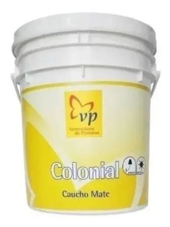 Pintura Vp Caucho Mate Colonial Cuñete De 5 Galones Tipo C MercadoLibre