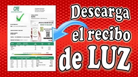 Como Descargar El Recibo De Luz F Cil Y R Pido Sin Registrarse Youtube