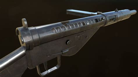 Sten Mk2 Smg 3d Model Cgtrader