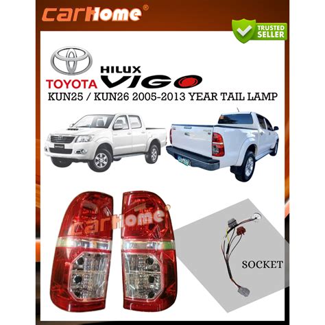 With Socket Toyota Hilux Vigo Kun Kun Year Tail Lamp