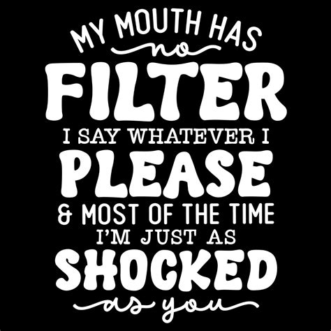 My Mouth Has No Filter Tee – Old Grumpy Guys
