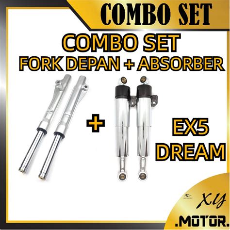 COMBO SET EX5 DREAM FRONT FORK ABSORBER HEAVY DUTY Shopee Malaysia