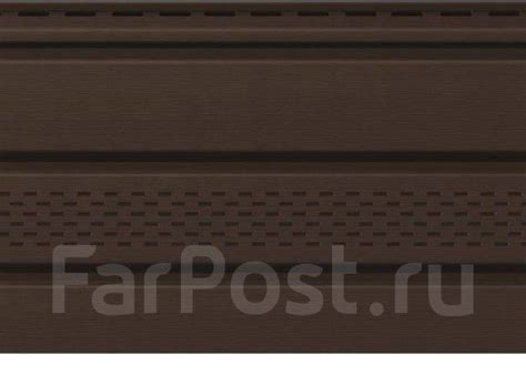 Соффит с перфорацией VOX Unicolor 300x3000 коричневый, в наличии. Цена ...
