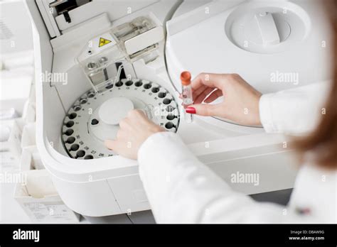 Centrifuge in the modern medical laboratory Stock Photo - Alamy