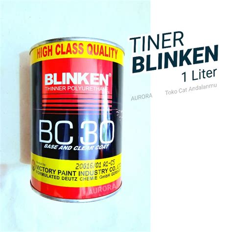 Jual Tiner Blinken BC30 1Liter Thinner PU Thiner Piu Piyu 1 Liter