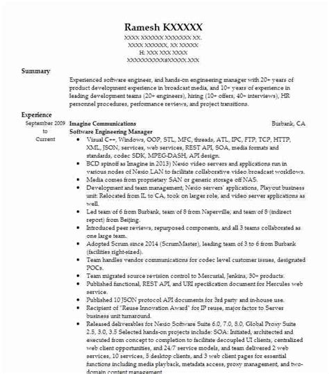 Incoming Software Engineering Internsummer 2020 Resume Example