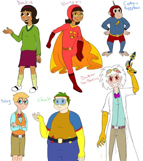 Buncha Wordgirl Characters by k-Liight on DeviantArt