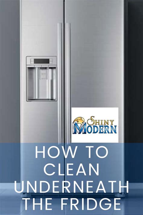 How To Clean Underneath The Fridge | Cleaning, Clean refrigerator, Fridge