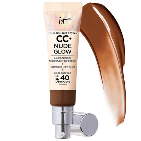 It Cosmetics Cc Nude Glow Lightweight Foundation Glow Serum With Spf