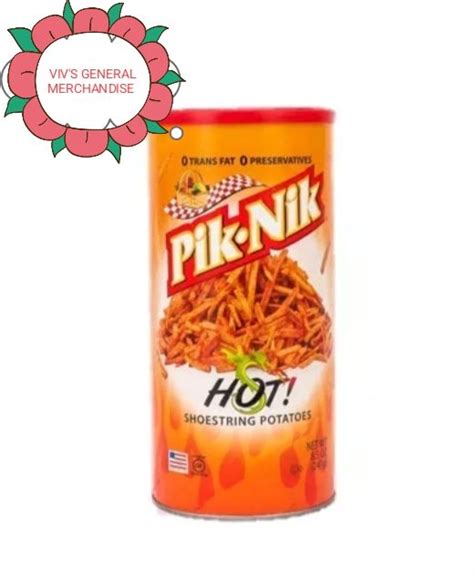 Pik Nik Hot Shoestring Potatoes Oz G Lazada PH