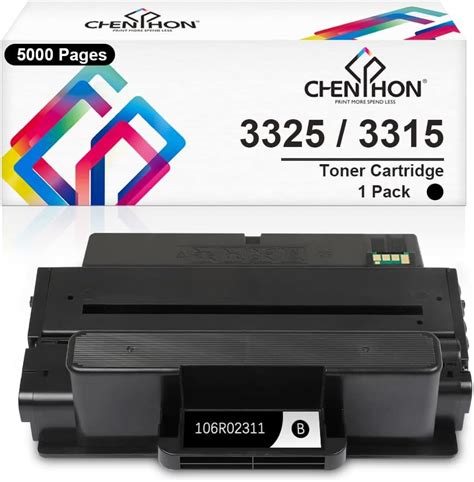 Amazon.com: WorkCentre 3315 / 3325 Black Toner Cartridge 1Pack (5,200 ...