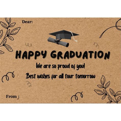 Jual Kartu Ucapan Graduation Graduation Card Kartu Wisuda