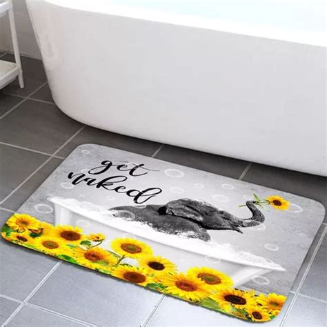 Funny Get Naked Alfombras De Baño Para Baño Divertidos Anim Envío gratis