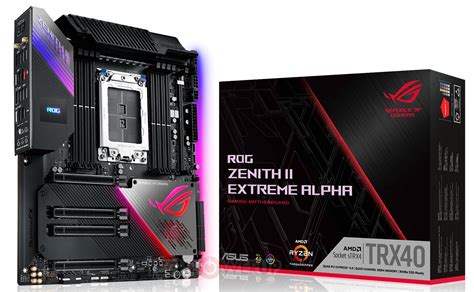 ASUS Unveils ROG Zenith II Extreme Alpha Motherboard Improved CPU VRM