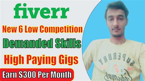 6 New High Demand Low Competition Gigs On Fiverr 2022 Fiverr Gigs With