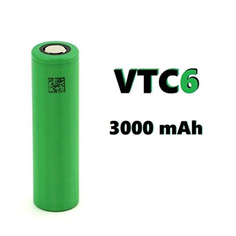 Sony Konion 2x US18650VTC6 Akku 3000mAh 3 7V Li Ion VTC6 18650