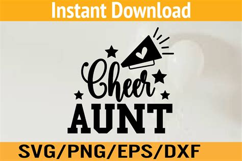 Cheer Aunt Graphic By Ariadnetms Creative Fabrica