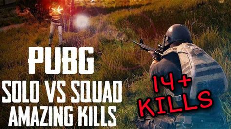 😤14 Kills Solo Vs Squad Rush Gameplay Pubg Mobile Lite Youtube