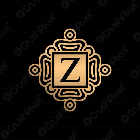 Gold ornament with Z letter logo design - stock vector 1807688 | Crushpixel