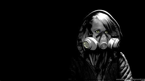 Girl Gas Mask Wallpapers Wallpaper Cave