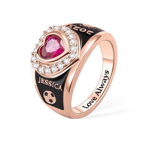 Bague De Classe F Minine Personnalis E Pour Les Dipl M S Du Secondaire