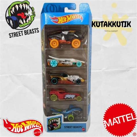 Jual Hot Wheels Gift Set 5 Cars Pack Original Mattel Bisa Pilih Street Beasts A Di Seller