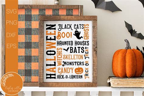 Halloween Word Art SVG