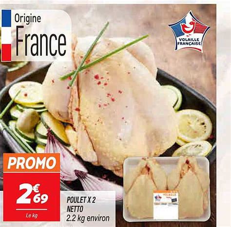 Promo Poulet X Netto Chez Netto Icatalogue Fr