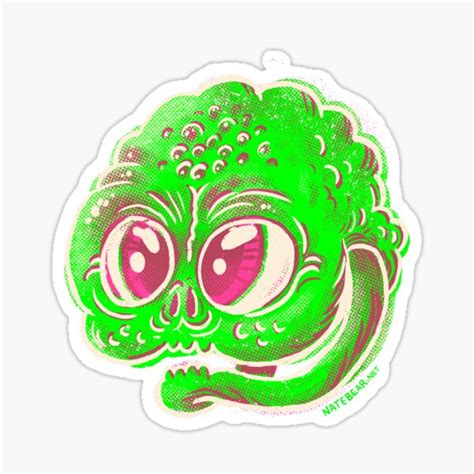 "Goblin Face" Sticker by nate-bear | Redbubble