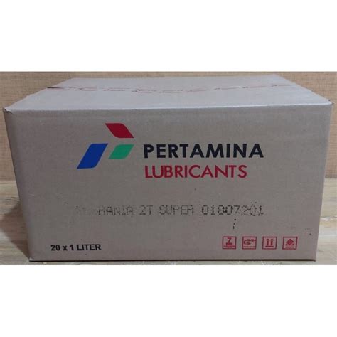 Jual Oli Samping Pertamina 2T Mesrania OB 1 Liter Harga 1 Dus Isi 20